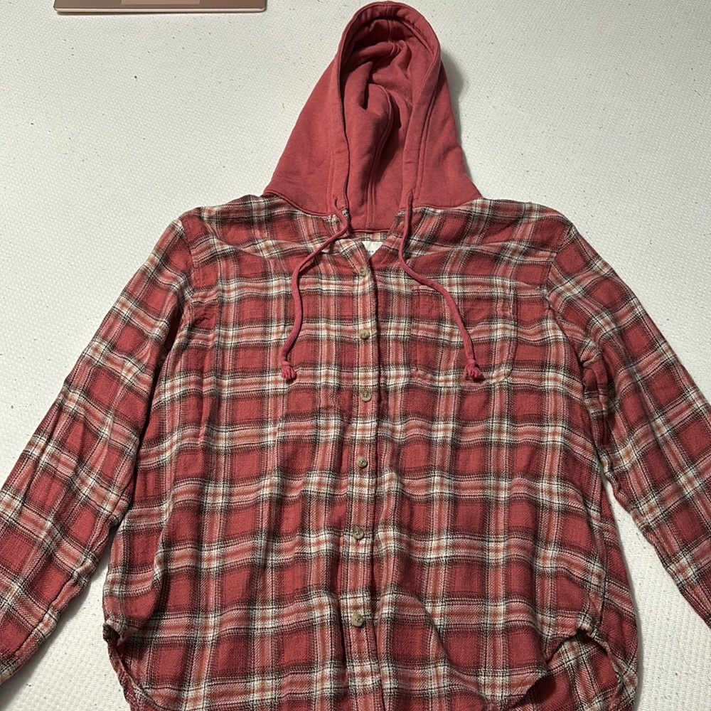 Hooded flannel